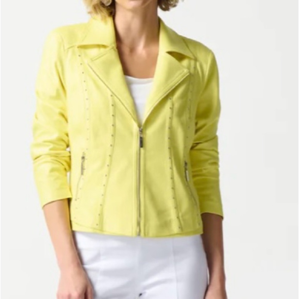 Joseph Ribkoff Zip Up Soft Moto Jacket, small. NWT